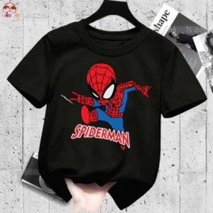 Children's t-shirt with the image of the spiderman (Boys and girls). T-shirt for children from 6kg-30kg