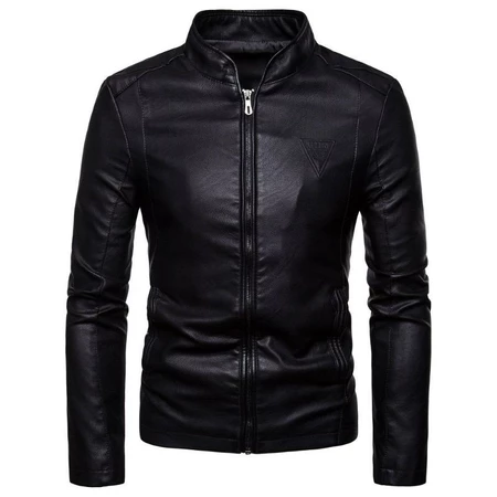 Korean men style leather jacket