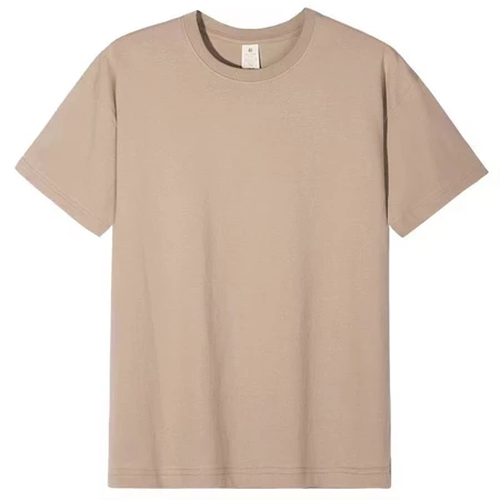 lolo T Shirt unisex Round Neck Oversized Plus Size T-shirt Khaki