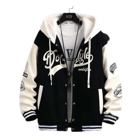 mnmn' Fullprint Men's Varsity Baseball Jacket unisex