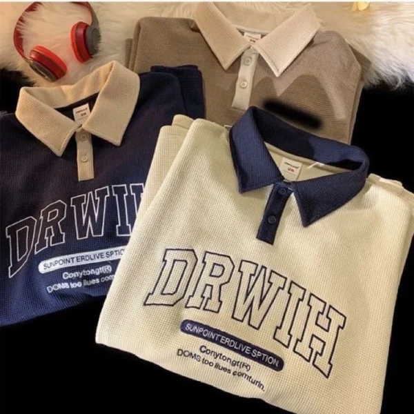 sg-11134201-22110-czmlfhf32sjvfa Summer Basketball Baseball Polo T Shirt Men Loose Casual Varsity Tshirt Collar